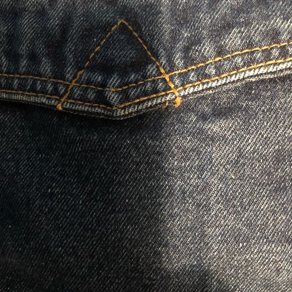 Wrangler Men’s Heavyweight Denim Blue Jean Jacket Gently Used Sized “L” Lined - Picture 7 of 14